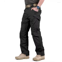 Men's Pants Many Pockets Stretch Flexible Man Casual Trousers 5XL City Tactical Cargo Men Combat SWAT Military
