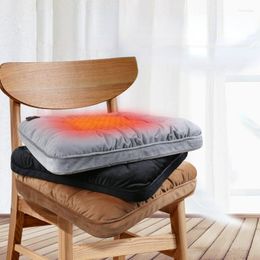 Pillow 2023 Graphene Thickened Heated Seat Usb Heating Far Infrared Compress Chair S Winter Pad
