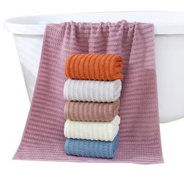 Towel Cotton Waffle Towels Bathroom Adult White Bath 70X140cm Soft Highly Absorbent Pink Shower Household Beach