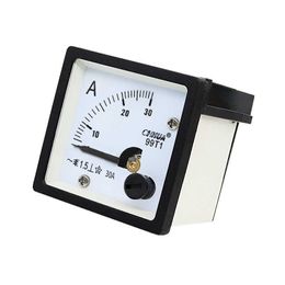 99T1 Anlaog Amp Metre Gauge Panel ammeter Current tester AC1A2A3A5A10A15A20A30A50100A200A300A400A500A 48x48mm