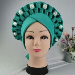 Beanies HanXi Rhinestone Turban Hat Women African Adjustable AutoGele Bonnet Fashion Female Muslim Hijab Beanie Beanie/Skull Caps