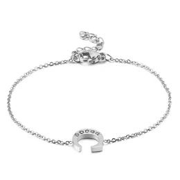 Bangle Fashion Small Bracelets Stainless Steel Link Thin Chain Jewelry For Women