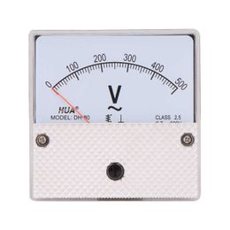 DH-80 AC Analogue Voltmeter 5V10V15V20V30V50V100V150V200V250V300V400V450V500V600V voltage Metre factory direct sales.