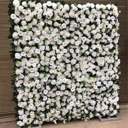 Decorative Flowers & Wreaths Artificial Silk Rose Flower Wall And Table Runner For Wedding Party Backdrop Arch Row Centrepiece Ring Decorati