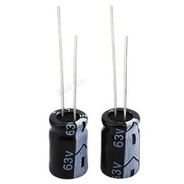 20PCS/LOT 63V 47uF 6*11mm Aluminium electrolytic capacitor 6*11 Electrolytic Capacitor 63v 47uf