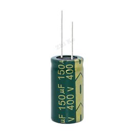 2pcs/lot 450V 150UF size 18*30MM high frequency low impedance 400V150UF Aluminium electrolytic capacitor 20%