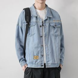 Men's Jackets 2023 Spring And Autumn Youth Fashion Denim Jacket Handsome Street Clothes Men Classic Trend