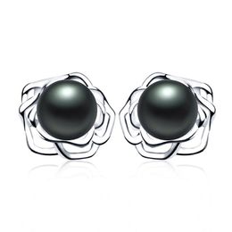 Stud Earrings HENGSHENG 925 Sterling Silver Penoy Natural Freshwater Pearl Earring Fine Birthday Party Jewelry For Women