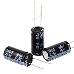 5PCS/Lot 400V100UF 18*30mm 100UF 400V 18x30 mm Aluminium Electrolytic Capacitor DIP