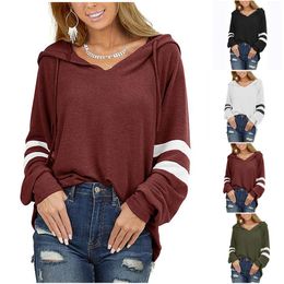 Women's Hoodies & Sweatshirts Pullovers Harajuku Hoodie 2023 Autumn Winters Hooded Draw String Pure Color Long Sleeve Loose Sweatshirt Femal