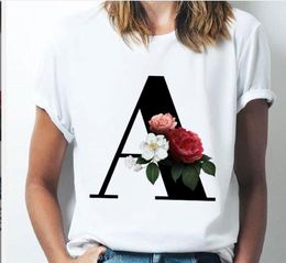 New Tops Casual Tee Summer Short Sleeve Graphic Female T shirt for Women Clothing 26 Letter Printed Women T-shirts Harajuku