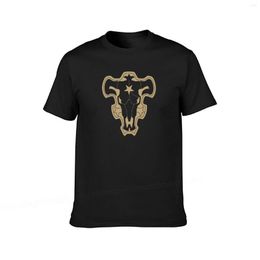 Men's T Shirts Black Bulls Art Men Tshirt Casual Tops Cotton Fashion Short Sleeve Crewneck Tee T-Shirts Sweatshirt Clothing