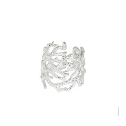 Cluster Rings Sterling Sier 925 Trendy Gift For Women Minimalist Korean Geometric Handmade Designer Fine Engagement 2021 Trend Drop Dhtxm