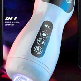 Sex toy Massager Real Blowjob Masturbator Toys for Men Male Automatic Sucking Heating Vagina Masturbation Cup Hands