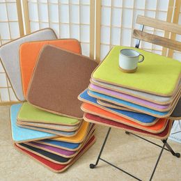 Pillow Square Dining Chair Chinese Linen Removable Washable Non-slip Thicken Sponge Four Seasons Universal Pad