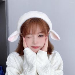 Berets BAA Autumn And Winter Lolita Lamb Ears Beret Cute Handmade Wool Felt All-Match Children