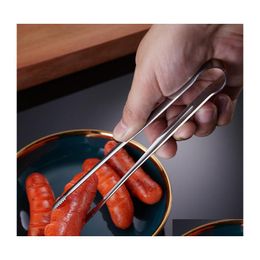 Other Dinnerware Kitchen Tableware Food Clip Korean Barbecue Stainless Steel Sushi Mtifunctional Drop Delivery Home Garden Dining Bar Dhani