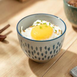 Bowls Japanese Zefeng Ceramic Rice Bowl Home Creative Personality 4.5 Inch Small Eating Single Kitchen Utensils