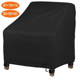 Chair Covers Waterproof Patio With Windproof Belts UV Protection Rainproof Dustproof Seat Dust Cover For Garden