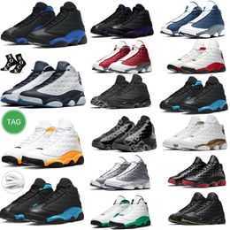 Casual 13s 13 Atmosphere Grey Basketball shoes Starfish Chicago Black Royal Cat Flint University French Blue Bred Navy Playoff Red Flint Del Sol JordrQn