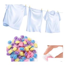 Other Laundry Products 10Bag/Lot Magic Scent Beads Grane Clean Clothing Increase Aroma Refreshing Supple Water Soluble Aromatherapy Dhhqo