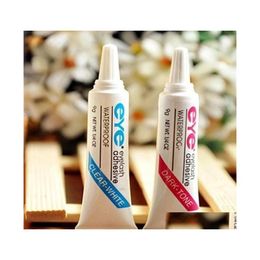 Eyelash Adhesives Eye Lash Glue Black White Makeup Adhesive Waterproof False Eyelashes And Available Drop Delivery Health Beauty Too Dhjam