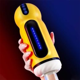 Sex toy Massager Sexy Electric Aircraft Cup Masturbator Machine for Men Vibration Blowjob Maturbation Goods Toy