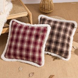 Pillow Winter Retro Christmas Style Living Room Sofa Cover Bed Use High Quality Luxury