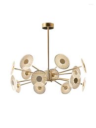 Pendant Lamps Light Luxury Post Modern Minimalist Chandelier Creative Living Room Bedroom Dining Lamp