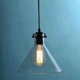 Pendant Lamps Rustic Country Glass Light Lamp Hanging Lighting Lamparas De Techo Colgante