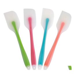 Baking Pastry Tools Spatas Sile Spata Cream Cooking Heat Resistant Kitchen Utensils Scrape Decorator Translucent Drop Delivery Hom Dhvue