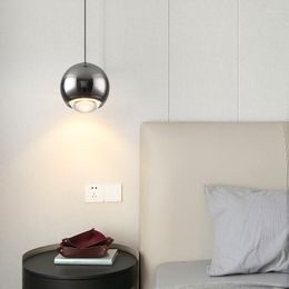 Pendant Lamps Modern Bedroom Bedside Chandelier Warm Creative Study Background Wall Living Room Lights Simple Bar Dining