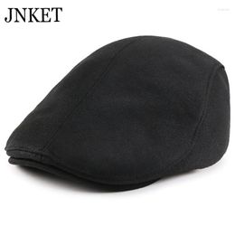 Berets Fashion Unisex Beret Hat Leisure Retro Peaked Cap Flat Caps Outdoor Travel Sunhat Duckbill Casquette