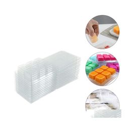 Gift Wrap 50Pcs Wax Melt Containers 6 Cavity Clear Empty Moulds For Diy Drop Delivery Home Garden Festive Party Supplies Event Dhtvd