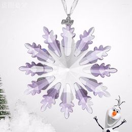 Christmas Decorations C&H X'mas Gift Crystal Sparkle Snowflake Ornament With Box For Home Decoration Wedding Favours Tree Decorative