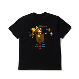 Kinder-T-Shirt, Baby-T-Shirts, Kinder-T-Shirt, Herren-Damen-T-Shirt, Top-Design, kurzärmlig, bedruckte Shorts, Marke, Mädchen, Jungen, Kleidung, Baumwolle, T-Shirts, Orang-Utan-Kopfmuster, 27-Stil