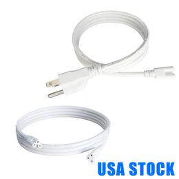T5 T8 Connector Power Switch Cord LED Tube Extension with on/Off Swith US Plug 1FT 2FT 3.3FT 4FT 5FT 6FT 6.6FT 100Pcs/Lot Crestech