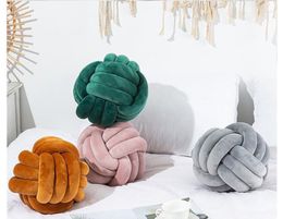 Pillow Soft Knot Ball S Home Decor Car Lumbar Decorative Sofa Seat Office Chair Hand Rest Pillows