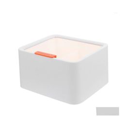 Storage Boxes Bins Cotton Holder Pad Swab Makeup Box Organiser Qtip Dispenser Padscase Container Bathroom Stick Sponge Storageorga Dh0Uf