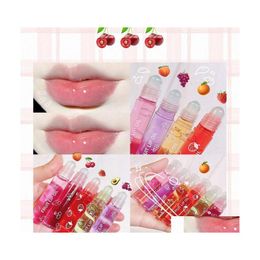 Lip Gloss Random Color Moisturizing Oil Rollon Colorless Avocado Transparent Fruit F3X7 Drop Delivery Health Beauty Makeup Lips Dhuek