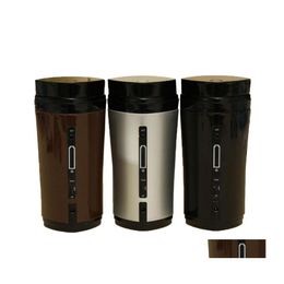 Water Bottles Portable Matic Coffee Stirring Cup Rechargeable Insation Usb Heating Drop Delivery Home Garden Kitchen Dining Bar Drink Dhf52