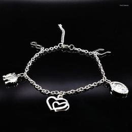 Anklets Bohemia Silver Color Stainless Steel Ankle Bracelet For Women Elephant Foot Chain Beach Jewelry Tobillera Boho A612253S05