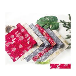 Christmas Decorations Table Flag Polyester Snowflake Holly Printed Runner 270X30 Cm Xmas Party Decoration Drop Delivery Home Garden Dhq31