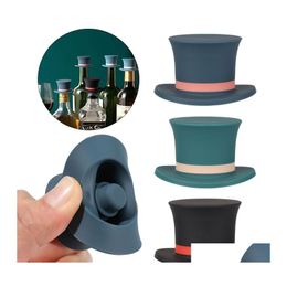 Drinkware Lid Sile Champagne Wine Beer Bottle Cork Stopper Plugs Bottles Sealer Cap Stoppers Bar Kitchen Tool Vacuum Sealed Plug Dro Dhm9N