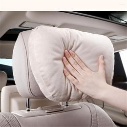 Pillow 2PCS Car Headrest Neck Support Soft Universal Adjustable Automobile Seat Rest Head Protector