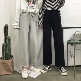 Women's Pants Cotton Wide Leg Women 2023 Ins Winter Breathable Plus Size Harajuku Gothic Trousers Female Palazzo Capri Culottes