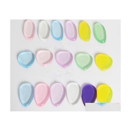 Sponges Applicators Cotton Sile Makeup Sponges Blender Set Blending Powder Smooth Puff Beauty Foundation Latex Sponge Colorfl Dro Dhbgu