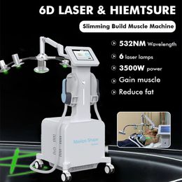 HIEMT EMSlim Muscle Stimulation Weight Loss Machine 6D Lipolaser Fat Burning Cellulite Removal Shaping Body Laser Therapy Healthy Slimming