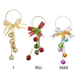 Christmas Decorations Ornament Pendant Jingle Bell Door Hanging Decoration Tree Colorful Bells Decor 2