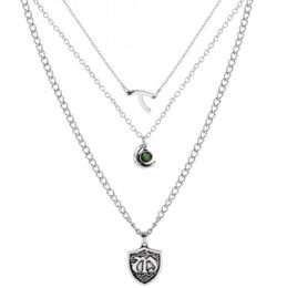 Pendant Necklaces Fashion Classic Multi-Layer Heraldic Wishing Necklace For Women Clavicle Trend Chain Jewellery